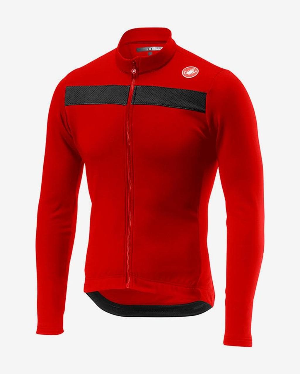 Maillot Castelli Puro 3 manches longue rouge - S
