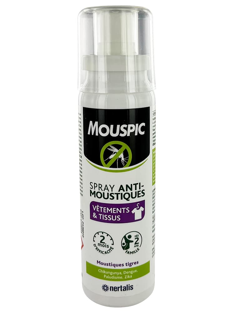 Mouspic Spray Anti-Moustiques Vêtements & Tissus 100 ml