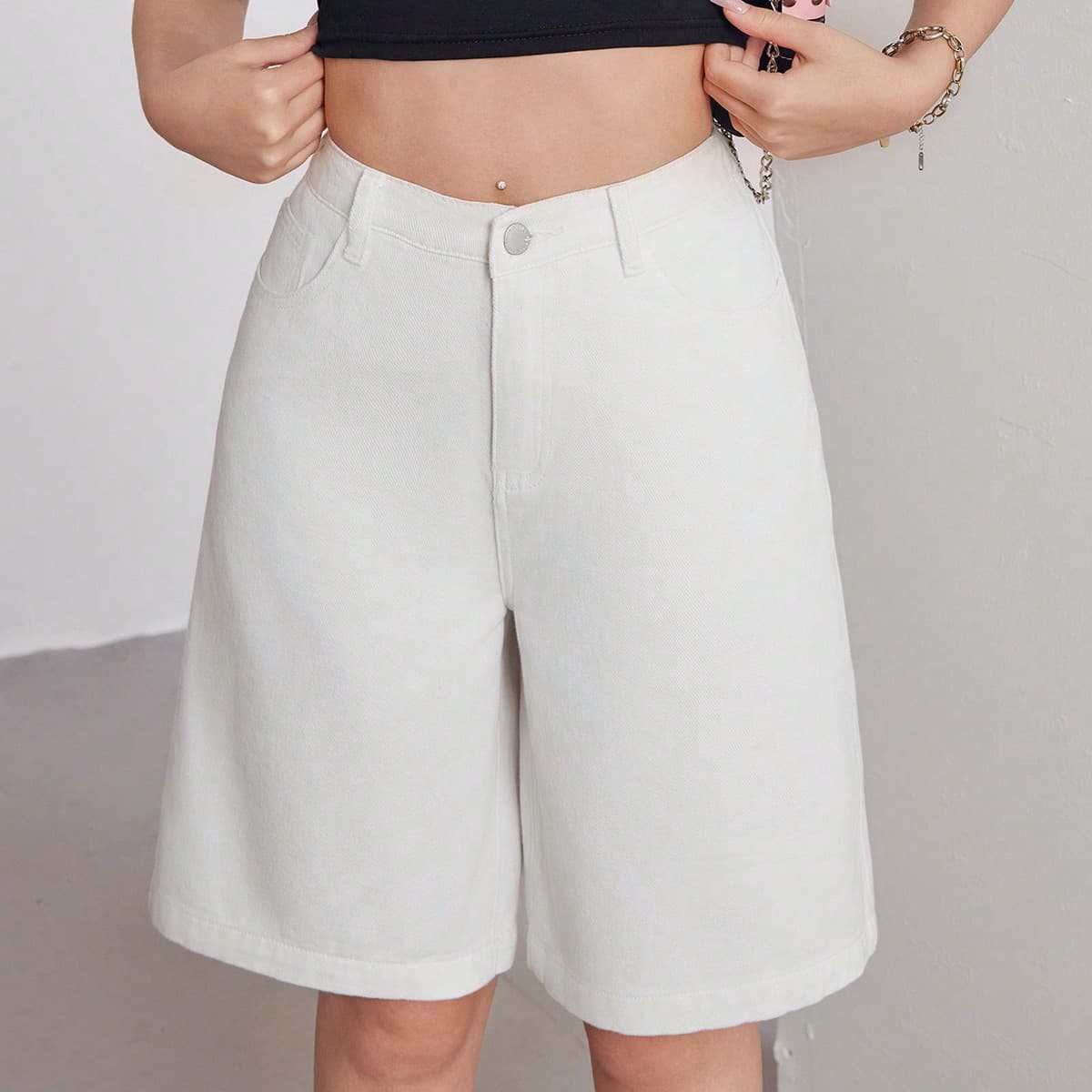 Shorts Jeans amples et décontractés pour adolescentes en été pour streetwear Y2k, shorts surdimensionnés pour tenues d'été pour filles